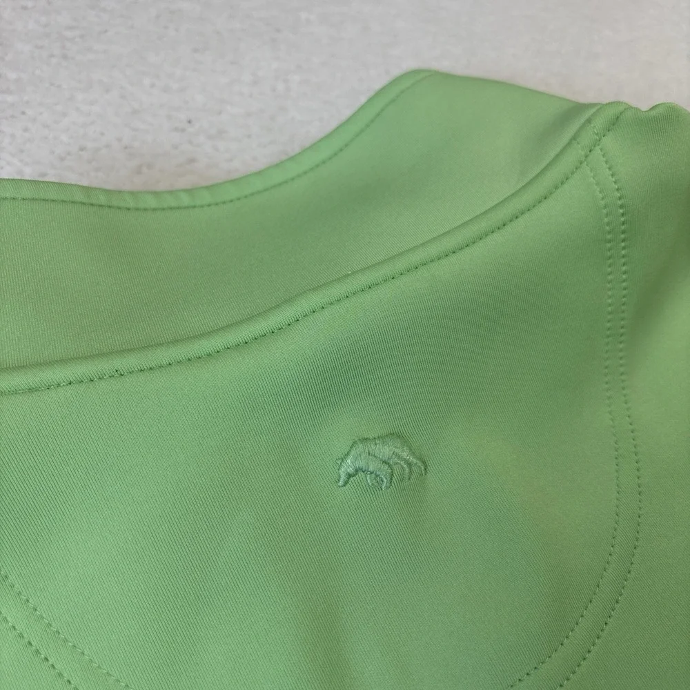 ONWARD RESERVE Performance 1/4 Zip Mens Medium Green Blue Golf Pullover Stretch